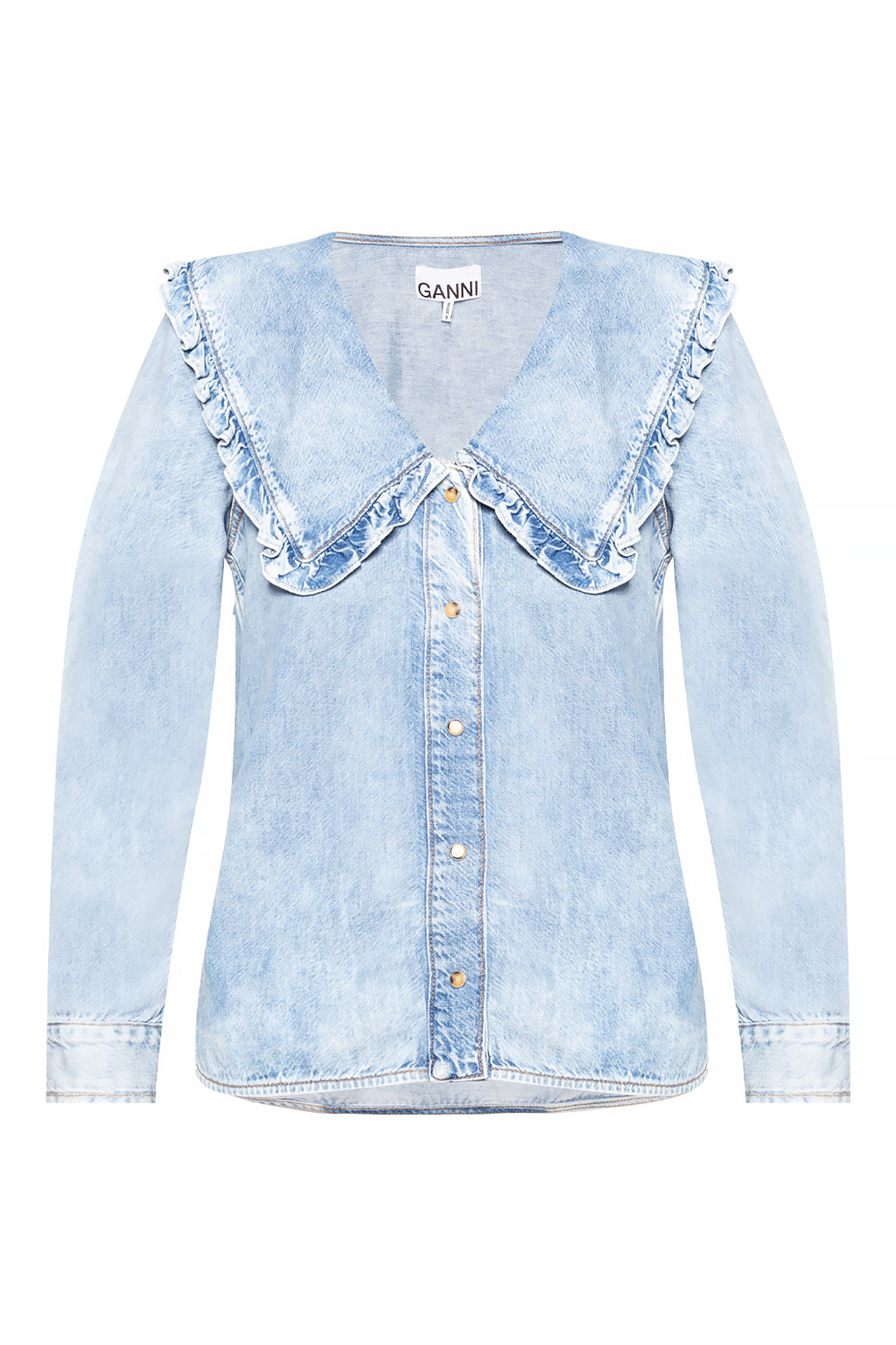 Ganni 2024 denim shirt